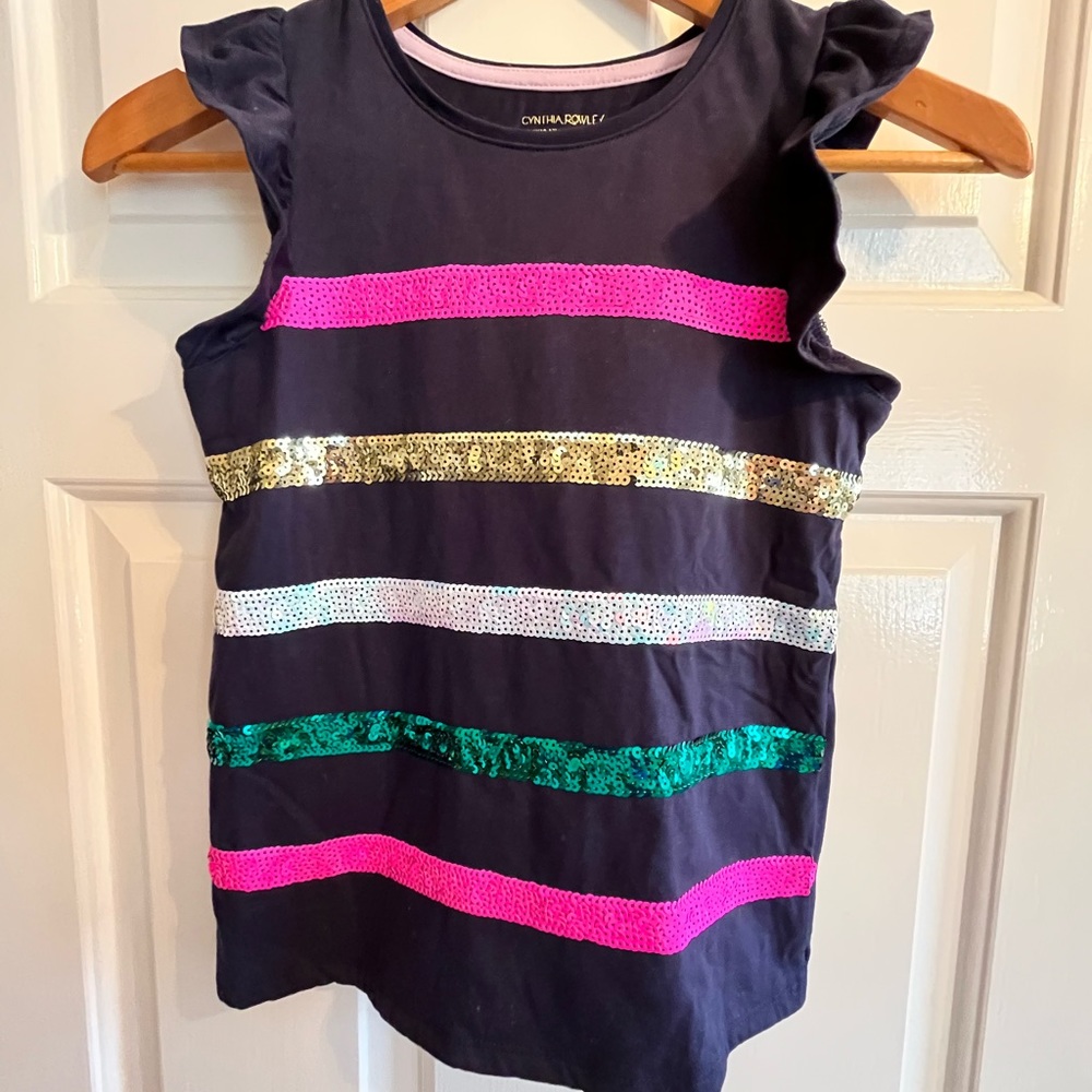 Cynthia Rowley kids’ sequin tank top. Size Medium (10-12 years)